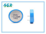 GPS-de Batterij van Drijverser2450 Li SOCL2, van de het Lithiumknoop van 500mAh 3.6V de Cel Diepe Cirkel