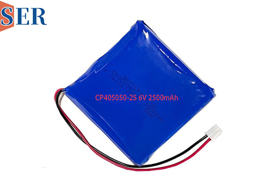 Van het de batterijpak 6.0V 2500mAh van het douaneontwerp CP405050-2S primaire het lithiumbatterij