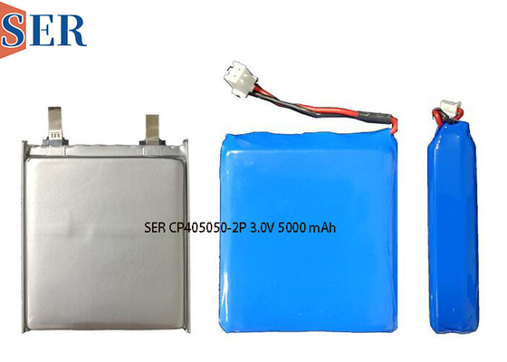 Van het het Lithiummangaan van CP405050-2P 3.0V 5000mAh het zachte pak van de het pakketlimno2 primaire batterij