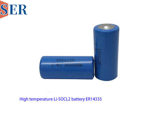 Hoogtemperatuur 3.6V primaire Li Socl2 batterij ER14335 2/3AA Grootte ER14335S Voor het volgen van TPMS-product