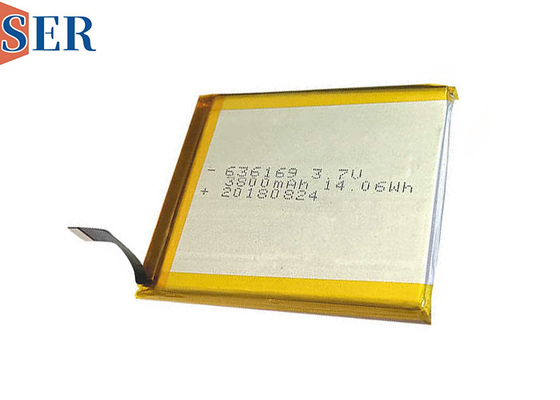 Op maat gemaakte 636169 3.7V 3800mAh Flex circuit lithium polymer batterij met FPC-kabel voor magische Cube