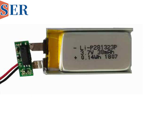 LP281323 3,7v 38mAh oplaadbare lithium-polymerbatterij met FPC-kabel voor draadloze oordopjes