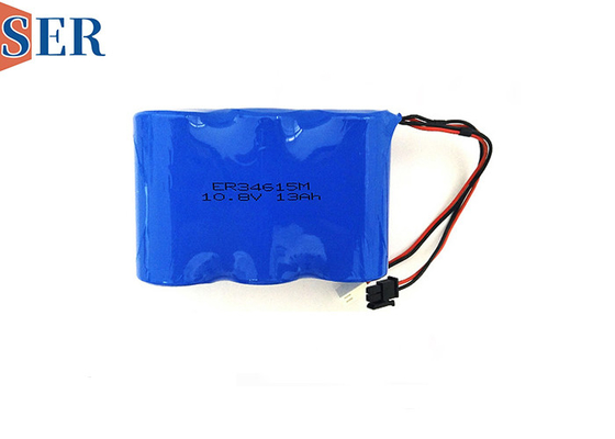 Op maat gemaakte Li-SOCL2-batterijen 10.8V 8500mAh ER26500 3S1P Lithium Primary Battery Pack voor Vacuümlekdetector