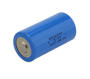 De Batterijc Grootte 3.6V 8500mAh ER26500 van Cyclindricalli SOCL2 voor Tadiran TL2200/TL4920