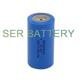 De Batterijc Grootte 3.6V 8500mAh ER26500 van Cyclindricalli SOCL2 voor Tadiran TL2200/TL4920