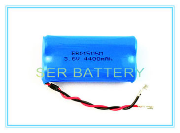 De aangepaste van de de Batterij4400mah 3.6V/7.2V aa Grootte ER14505M-2P 1S2P van Li SOCL2 Goedkeuring van Ce