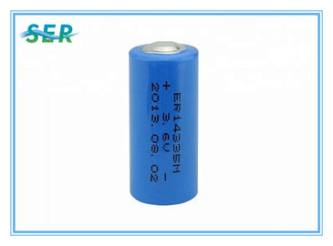 De spiraalvormige Meter van de de Primaire Batterij2/3aa Grootte ER14335M For Water Heating van het Type3.6v 1200mAh Lithium