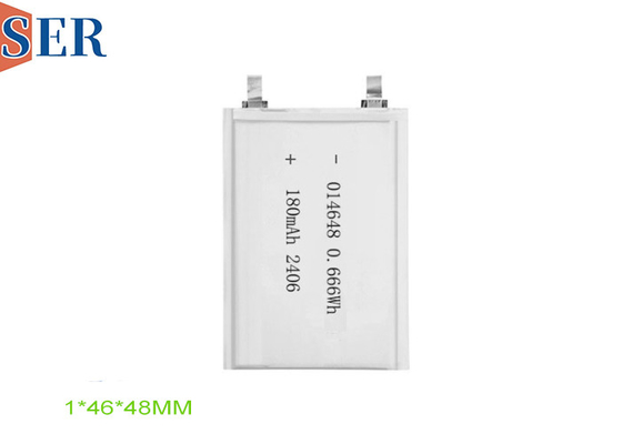 Batterijfabriek Levering 3.7v Oplaadbare Ultra-dunne Lithiumbatterij 014648 voor elektronische apparaten