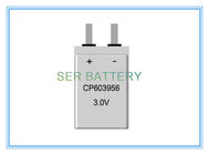 Hoge Capaciteits Uiterst dunne Batterij LiMNO2 CP603956 3200mAh 3,0 Volt voor Smart Card