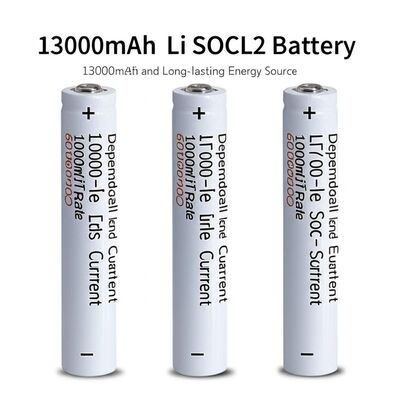 13000mAh Li SOCL2 Batterij 2% Zelfontlading 600mA Pulsstroom Betrouwbare en Duurzame Energiebron