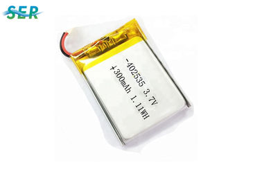 3.7V navulbare de Batterijlp402535 PCM Draad van het Lithiumpolymeer voor Digitale Producten