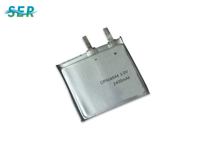 Primaire het Voltage2400mah RFID Toepassing van de Lithium Uiterst dunne Batterij CP504644 3,0
