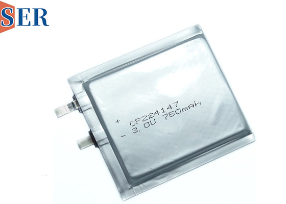 Niet-oplaadbare Limno2 Ultra Thin Battery CP224248 3,0V CP Soft Pack Battery voor Smart Card