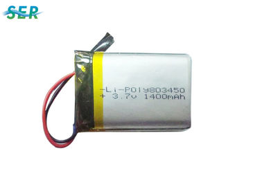 Vlakke Cel 3,7 Batterij 803450 van V 1500mah Lipo