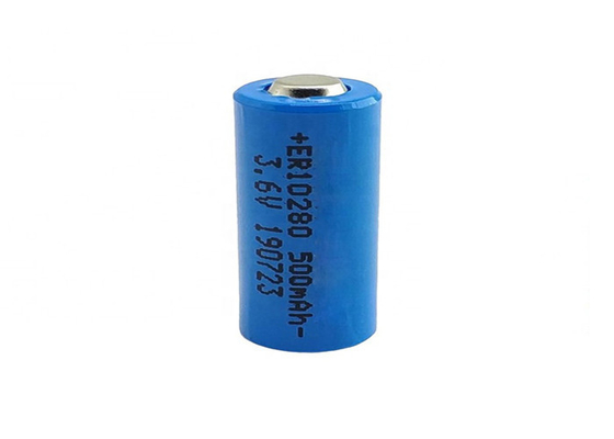 Van het de Draadlithium socl2 van ER10280 500mAh batterij 3,6 v-Lithiumthionyl Chloride