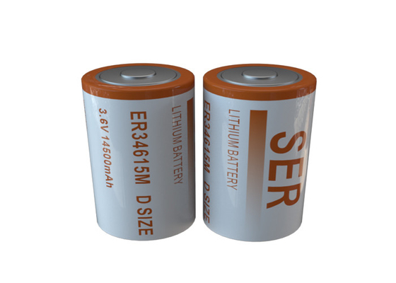 De de Groottelisocl2 Batterijen van ER34615M 3.6V D bewegen Hoge Thionyl van het Afvoerkanaallithium Chloridebatterij spiraalsgewijs