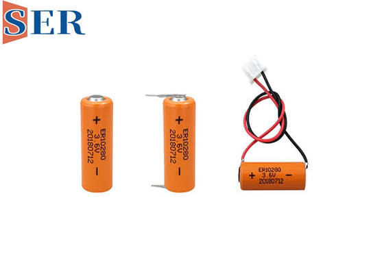 ER10280 van de de Batterij500mah 3.6V 2/3AAA Grootte van Li SOCL2 het Lithium ER10/28