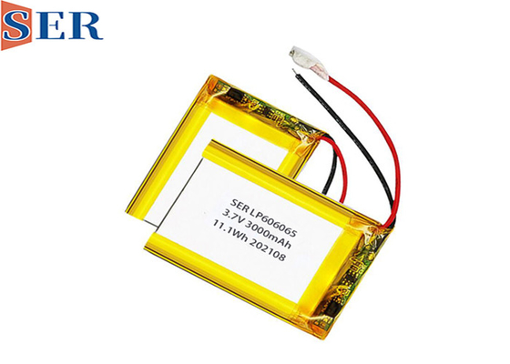 Li - Ion Pouch Lipo 606065 de Batterij 3.7V 7.4V 11.1V 2500mAh van het Lithiumpolymeer