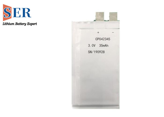 Flexibele Limno2 de Batterijcp203040 Uiterst dunne Cel van CP042345 3.0V