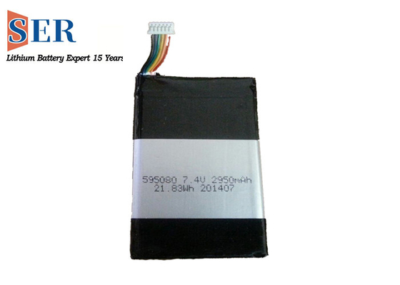 Pas de Batterij 7.4V Lipo 595080 BQ27200-Lithium Ion Polymer Cell van het Lithiumpolymeer aan