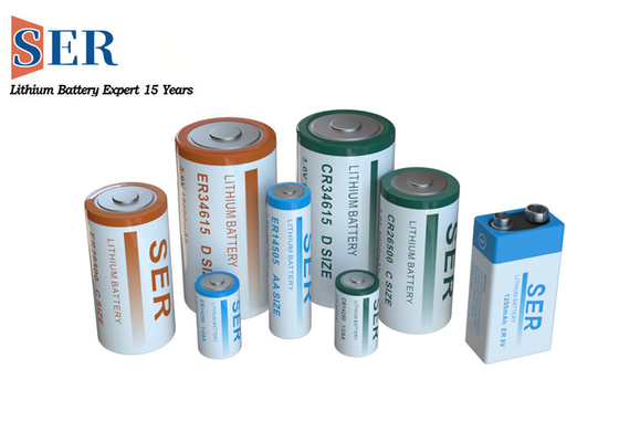 3.6Volt niet Navulbare Thionyl van het de Batterijlithium van Li SOCL2 Chloridecel voor Slimme Meter