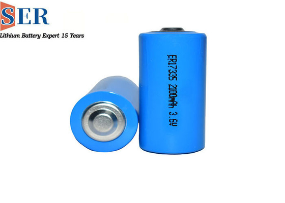 MSDS-de Meter van het de Batterijer17335s Nut van Li SOCL2 Cel Op hoge temperatuur van het 3,6 Volt de Primaire Lithium